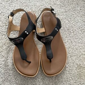 black michael kors sandals
